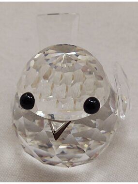 Swarovski Crystal Bird Figurine Clear Cut Glass Miniature AS IS Missing Wing